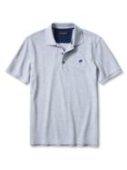 Banana Republic Mens Signature Pique Polo Size L Tall - Silver Blue Heather