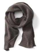 Banana Republic Mens Cashmere Double Faced Scarf - Brown