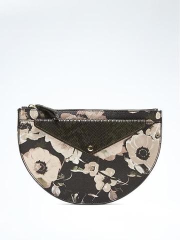 Banana Republic Half Moon Convertible Pouch - Olive