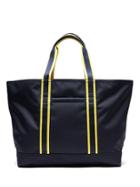 Banana Republic Mens Two-tone Large Tote Bag Navy Blue Size One Size