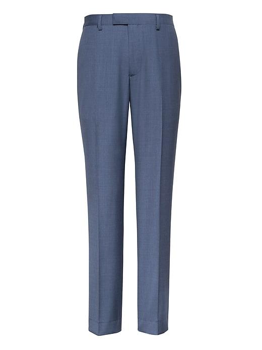 Banana Republic Mens Slim Blue Italian Wool Suit Pant Comet Blue Size 32w