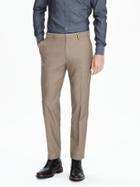 Banana Republic Mens Modern Slim Non Iron Cotton Pant Size 30w 30l - Brown
