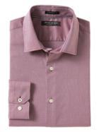 Banana Republic Mens Camden Standard Fit Supima Cotton Solid Shirt - Fire Red