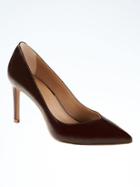 Banana Republic Womens Madison 12 Hour Pump - Bordeaux Leather