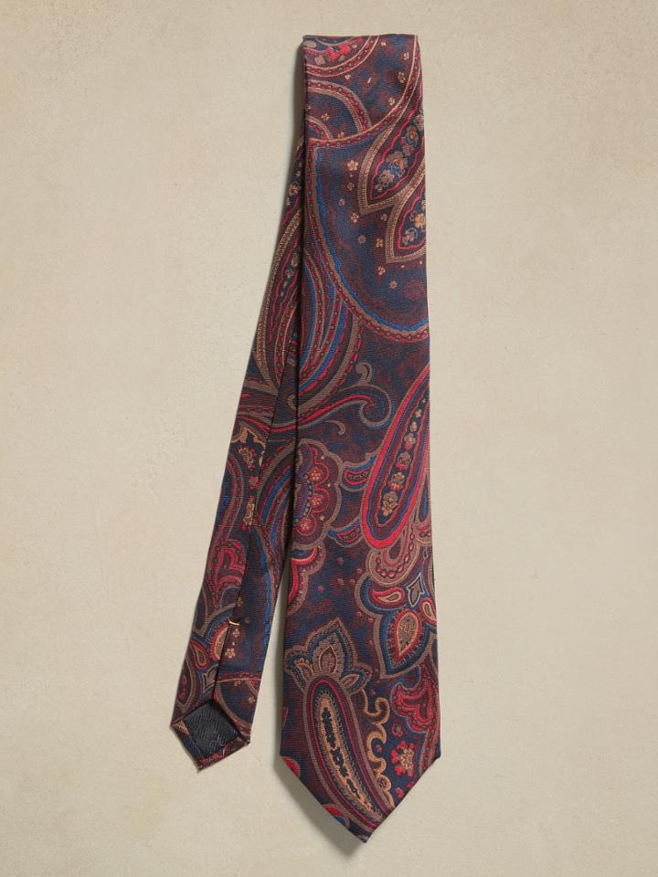 Paisley Silk Tie