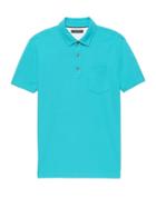 Banana Republic Mens Don';t-sweat-it Polo Shirt Turquoise Ocean Size L