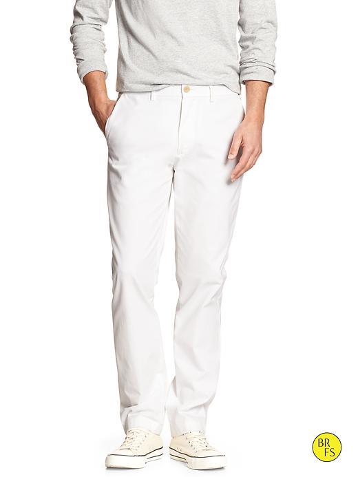Banana Republic Mens Factory Aiden Fit Chino Size 29w 32l - White