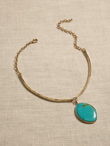 Modern Turquoise Choker Necklace | Aureus + Argent