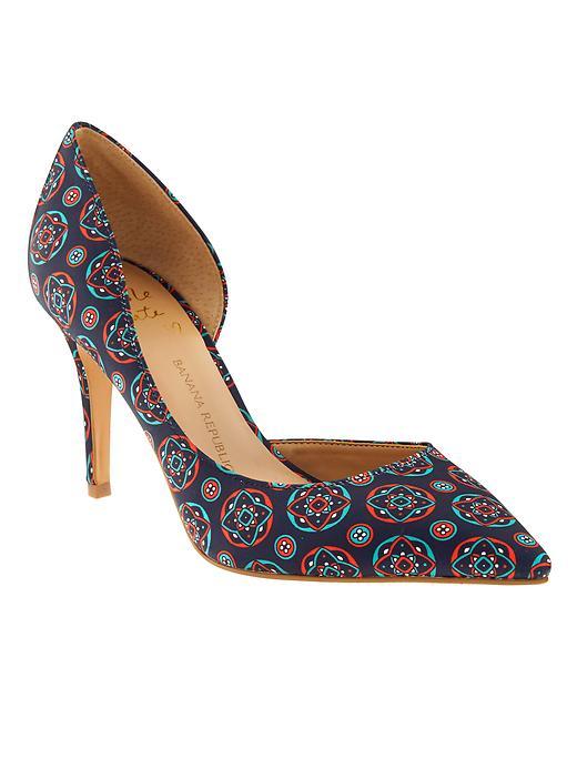 Banana Republic Andilla D'orsay Pump Size 10 - Blue Multi