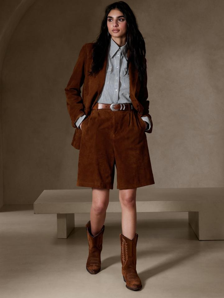 Heritage Briar Suede Blazer