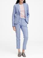 Banana Republic Classic-fit Linen-cotton Blazer