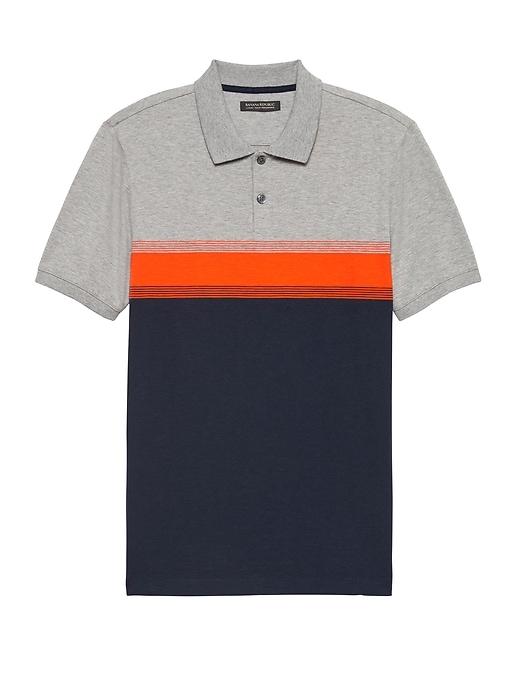 Banana Republic Luxury-touch Performance Chest Stripe Polo Shirt