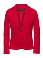 Banana Republic Womens Unstructured Wool-blend Knit Blazer Ultra Red Size 0