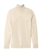 Banana Republic Mens Italian Merino-blend Turtleneck Cream Size Xl