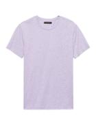 Banana Republic Mens Soft-wash Crew-neck T-shirt Light Purple Size Xs