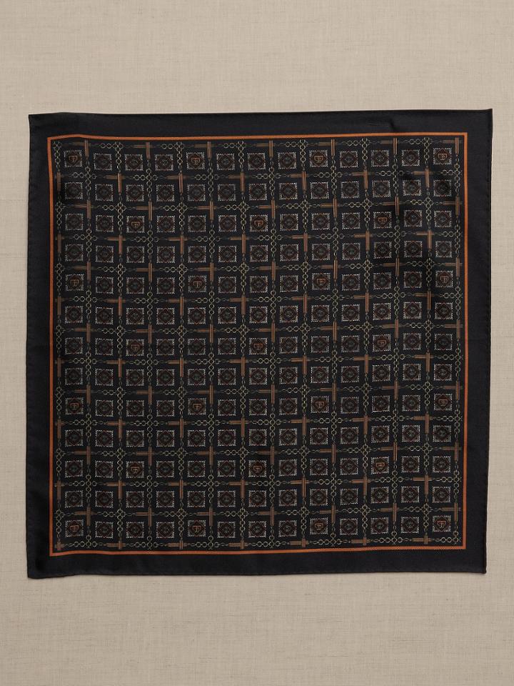 Sylvan Silk Pocket Square