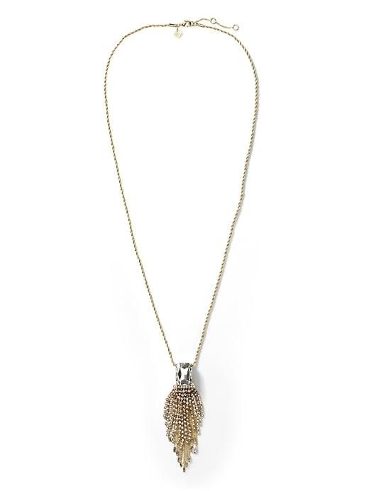 Banana Republic Womens Fireworks Pendant Necklace Gold Size One Size