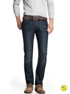 Banana Republic Mens Factory Slim-fit Blue-black Jean Blue Room Size 38w