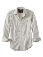 Banana Republic Mens Factory Soft Wash Tailored Slim Fit Shirt Size L - Heather Gray