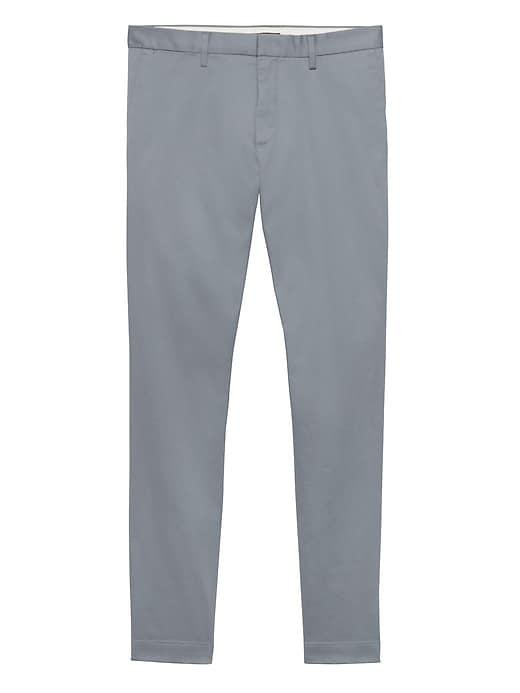 Banana Republic Mens Mason Athletic Tapered Rapid Movement Chino Pant Blue Ice Size 31w