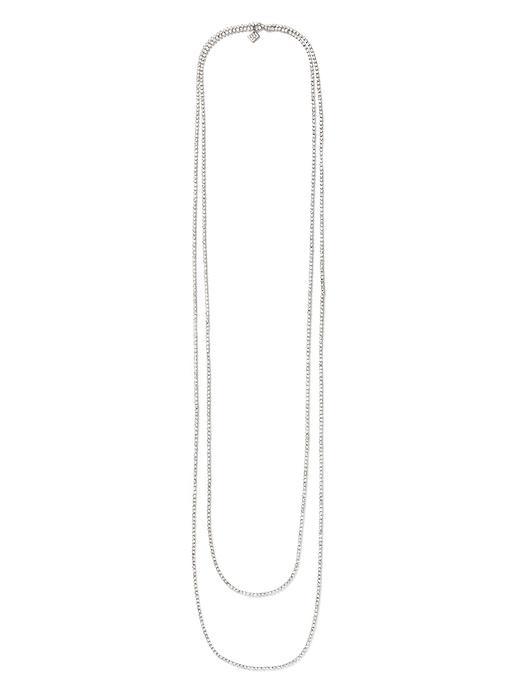 Banana Republic Classic Rebel Cup Chain Layer Necklace Size One Size - Silver