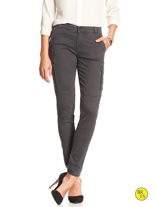 Banana Republic Womens Factory Skinny Utility Chino Size 0 - Asphalt