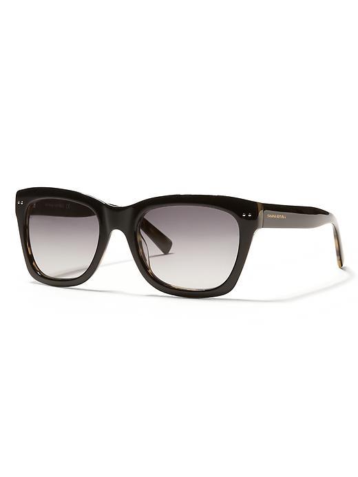 Banana Republic Margaux Sunglasses Size One Size - Black Tortoise