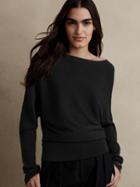 Colleta Ribbed Off-shoulder Sweater