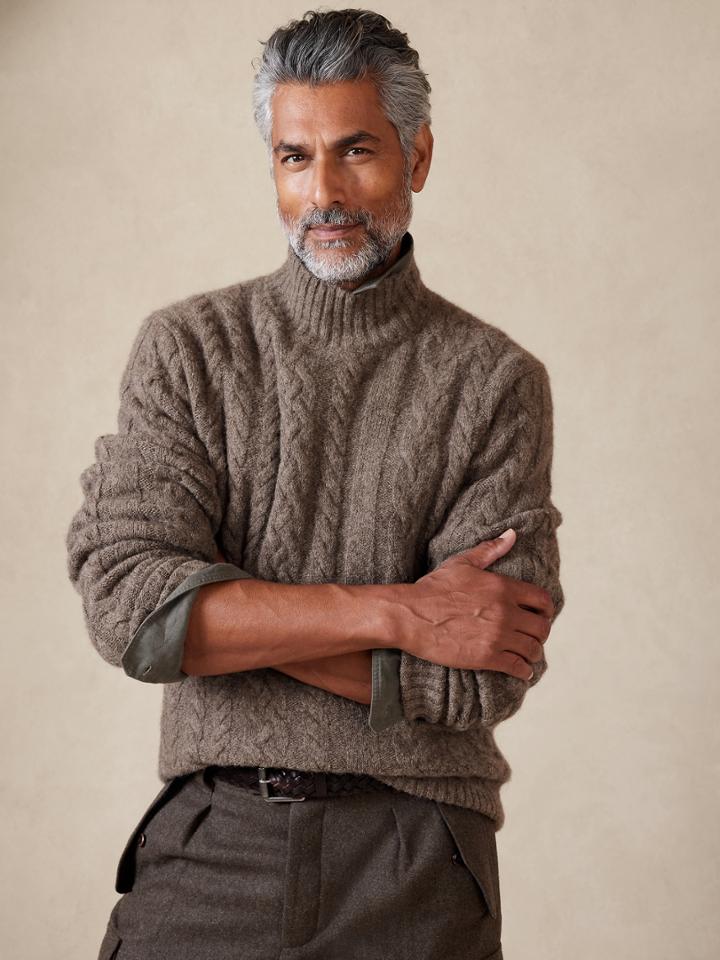 Fireside Cable Sweater