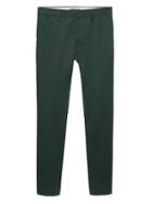 Banana Republic Mens Fulton Skinny Rapid Movement Chino Pant Emerald Green Size 34w