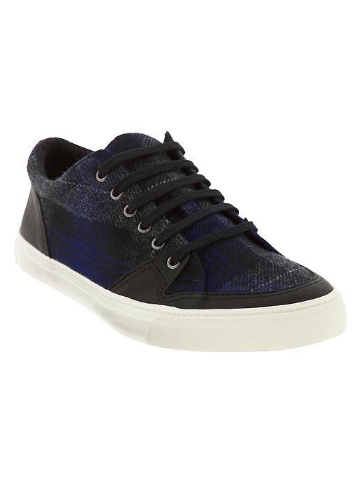 Banana Republic Mens Jacob Sneaker Size 10 - Multi Plaid