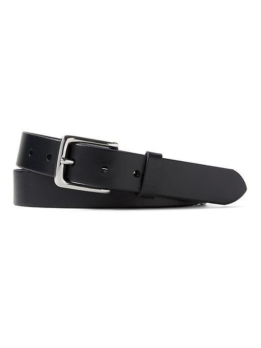 Banana Republic Mens Jonathan Leather Belt Navy Size 32