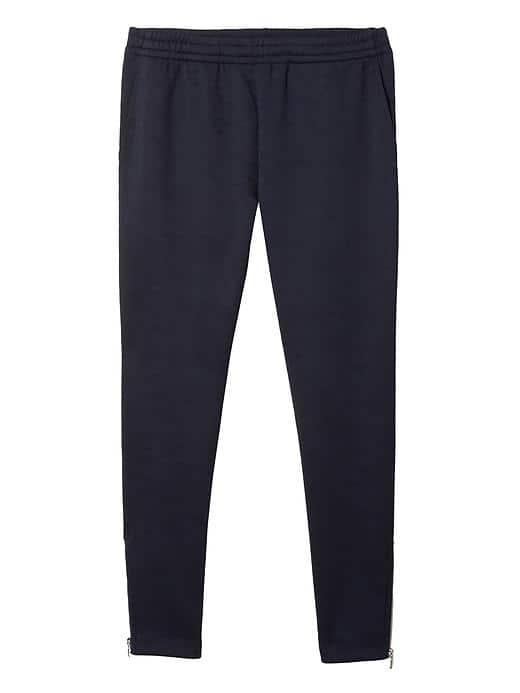 Banana Republic Mens Camo Jacquard Knit Joggers - Navy