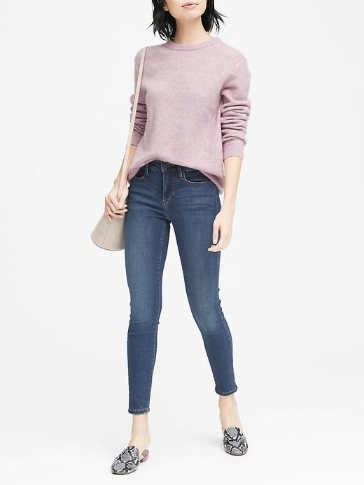 Banana Republic Womens Skinny Luxe Sculpt Medium Wash Jean Indigo Blue Size 26