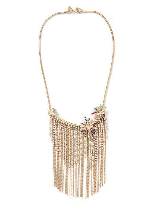 Banana Republic Fireworks Chain Necklace Size One Size - Multi