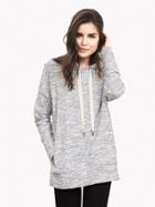 Banana Republic Drapey Hoodie - Gray Texture