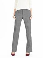 Banana Republic Logan Fit Herringbone Pant Size 00 Petite - Black And White
