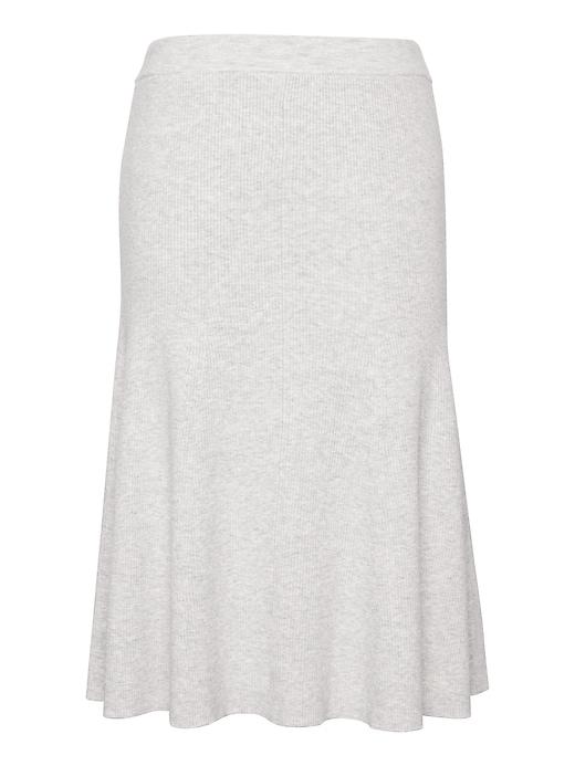 Banana Republic Womens Japan Online Exclusive Ribbed Sweater Skirt Heather Gray Size Xs