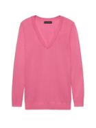 Banana Republic Womens Machine-washable Merino V-neck Sweater Pink Reef Size S