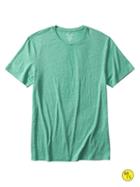 Banana Republic Mens Factory Fitted Crew Neck Tee Size L - Cadmium Green