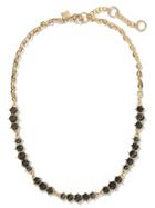 Banana Republic Black Stone Layer Necklace Size One Size - Black Diamond