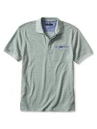 Banana Republic Mens Chest Pocket Pique Polo Size L - Shark Skin