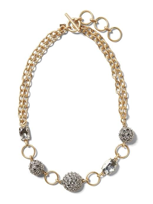 Banana Republic Womens Fireball Gems Necklace Multi Size One Size