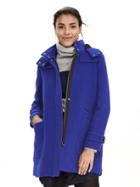 Banana Republic Womens Blue Duffle Coat Size L - Dreamy Royal