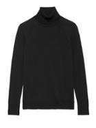 Banana Republic Womens Machine-washable Merino Wool Turtleneck Sweater Black Size S