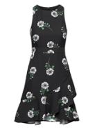 Banana Republic Womens Floral Ruffle Wrap Racerback Dress Floral Size 16