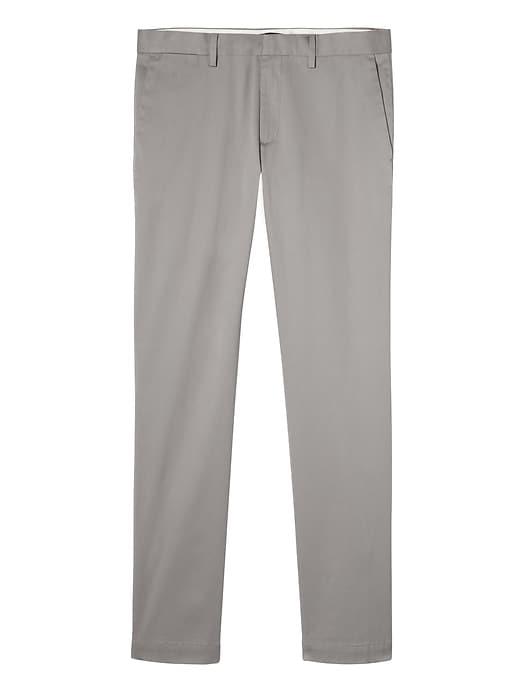 Banana Republic Mens Emerson Straight Rapid Movement Chino Pant Light Gray Size 44w