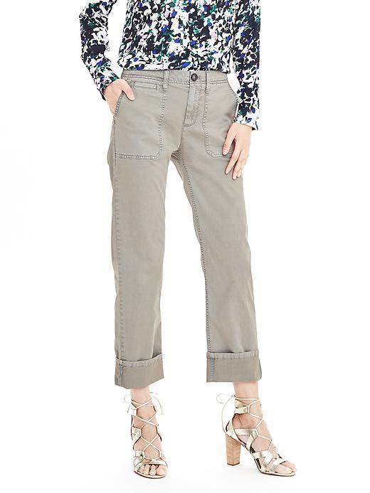 Banana Republic Womens Boyfriend Chino Crop Size 0 Regular - Tarpoon