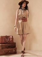 Petite Camp Romper