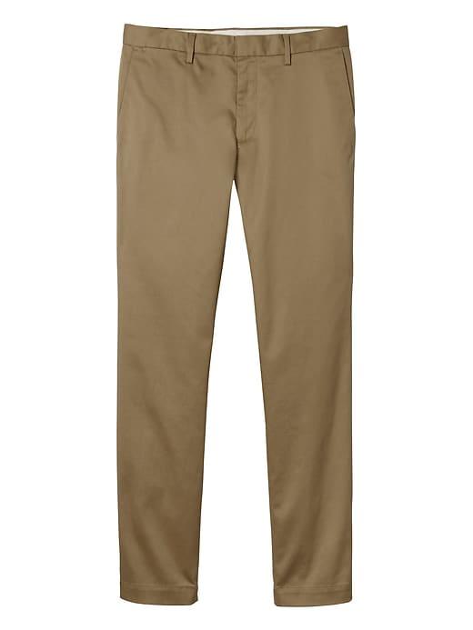 Banana Republic Mens Aiden Slim Rapid Movement Chino Pant Airforce Khaki Size 44w